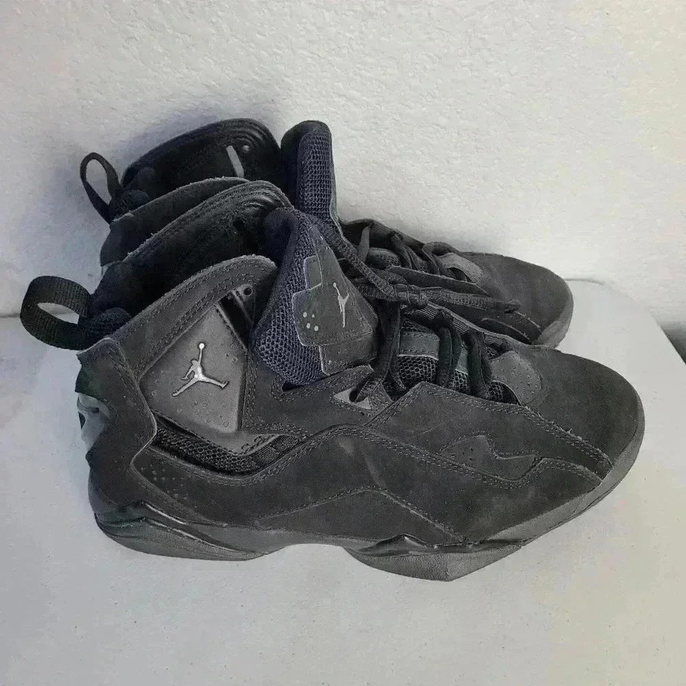 Nike Air Jordan True Flight Black Shoes Mens US 7